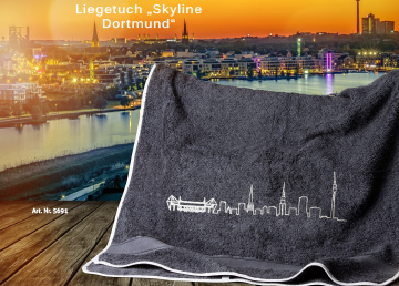 Skyline Liegetuch Dortmund